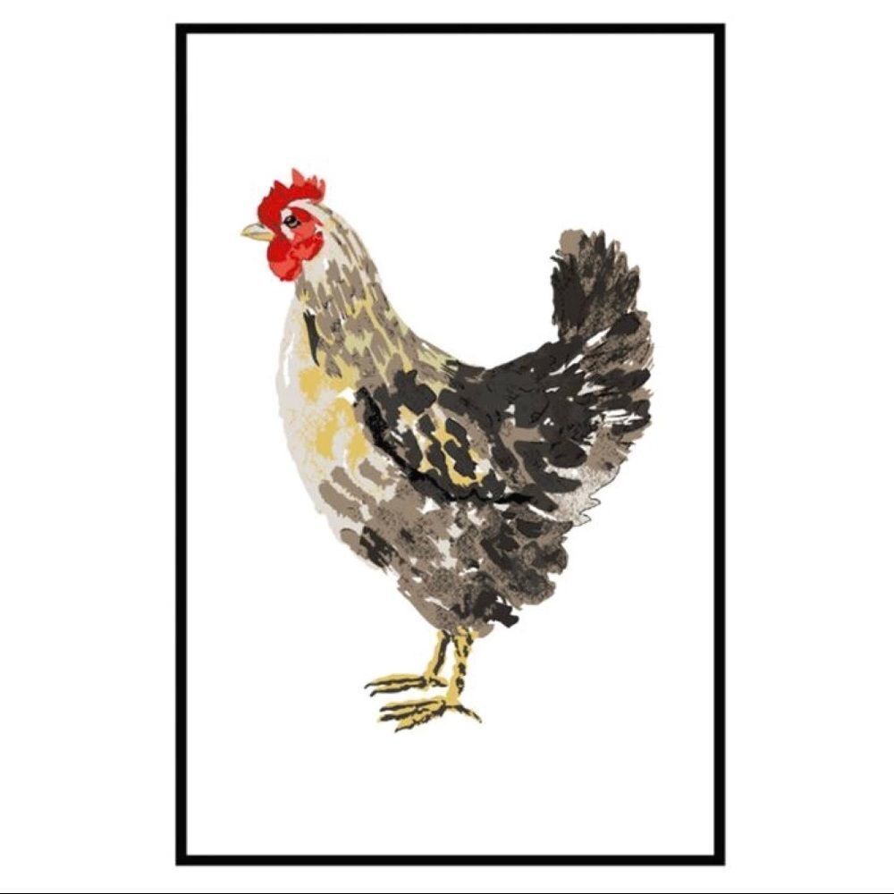 Mahogany Flour Sack (2pk) Hand Screen Printed Kitchen Towel Set -Rooster pack … - Picture 3 of 6